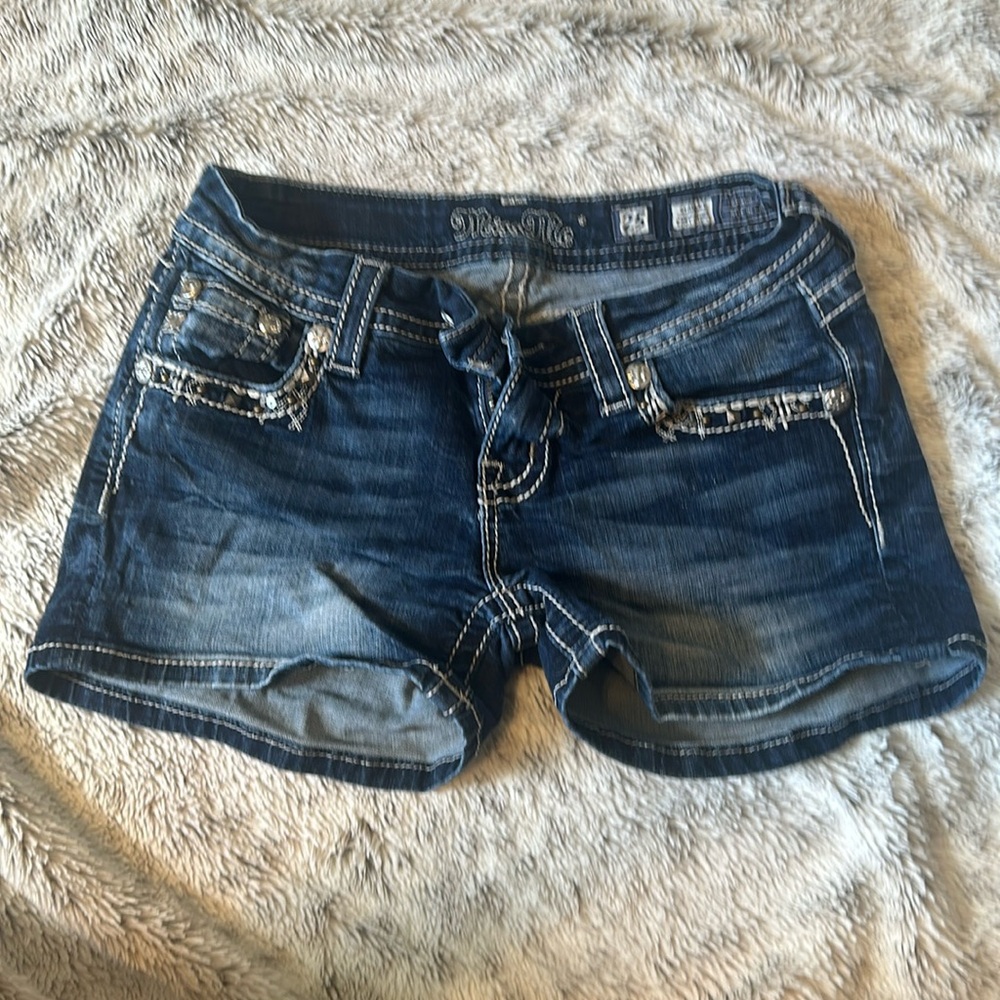 Miss Me jeans shorts. Great condition. Size 25